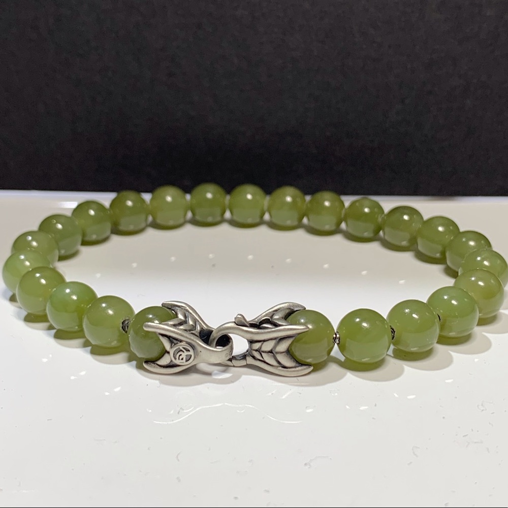 David Yurman Nephrite Beads Bracelet